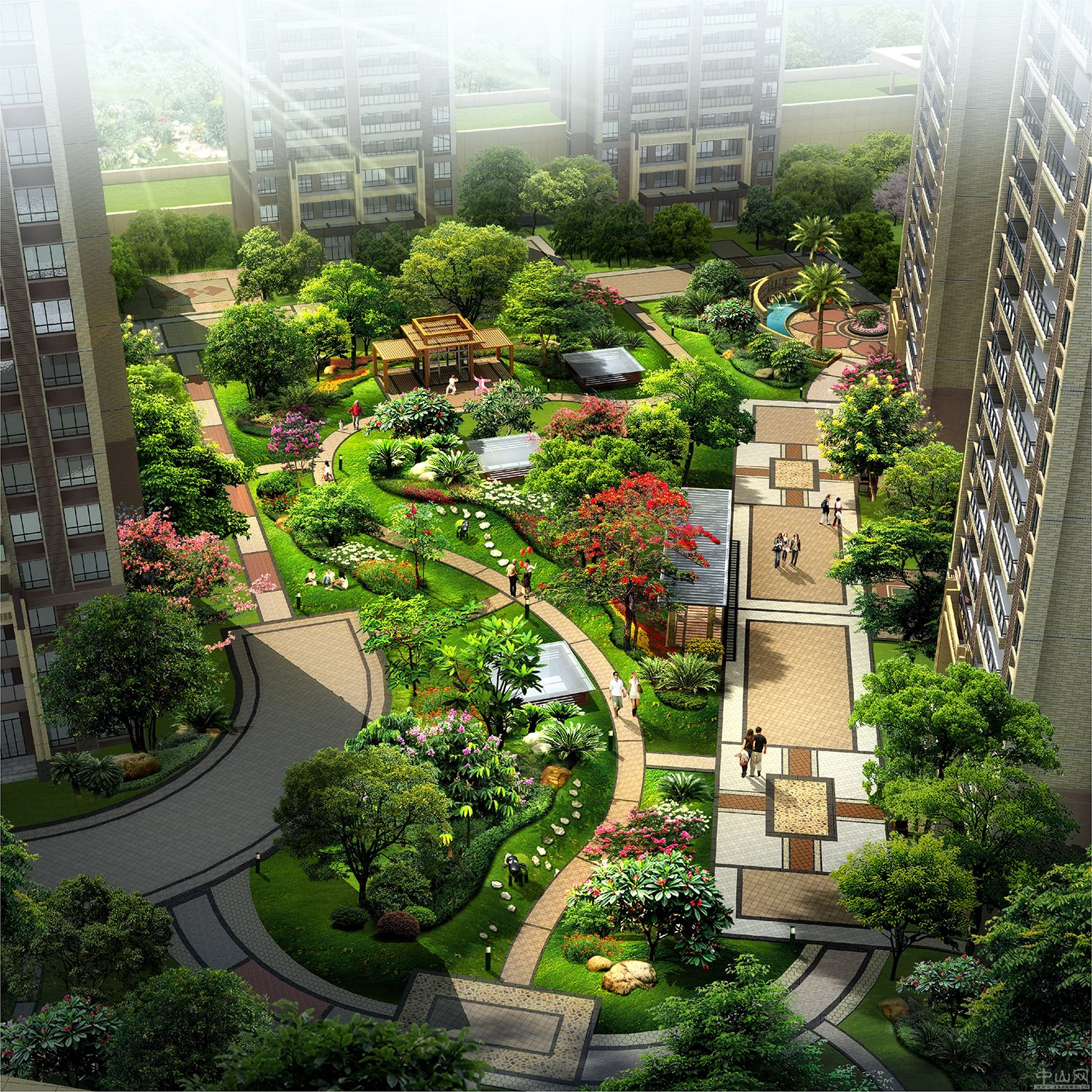 港航华庭 效果图