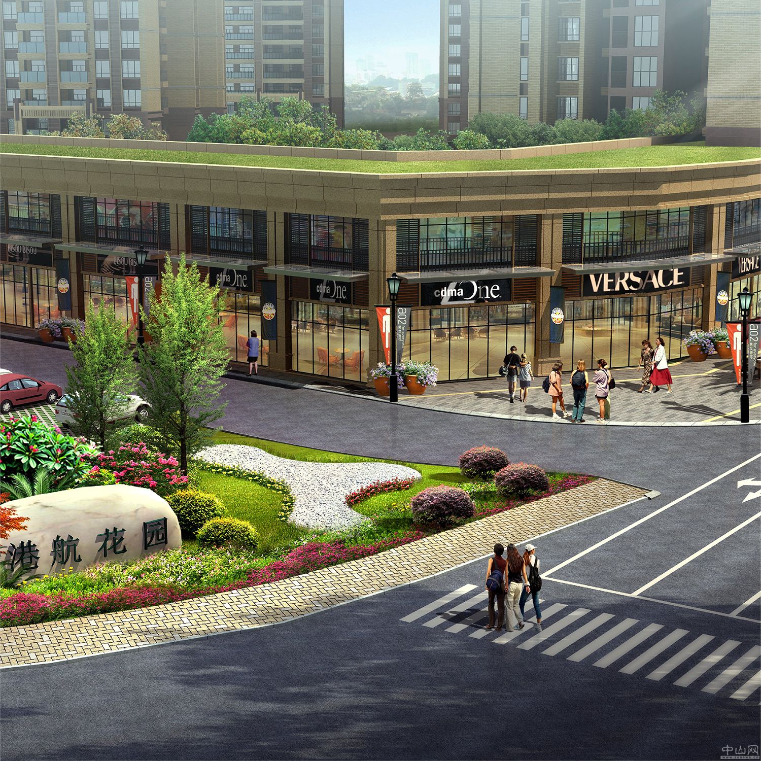 港航华庭 效果图